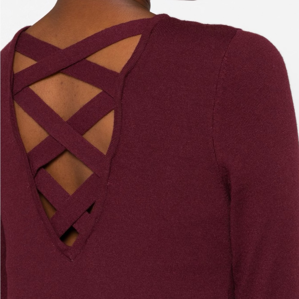 [Love Ellie] Back Detail Sweater